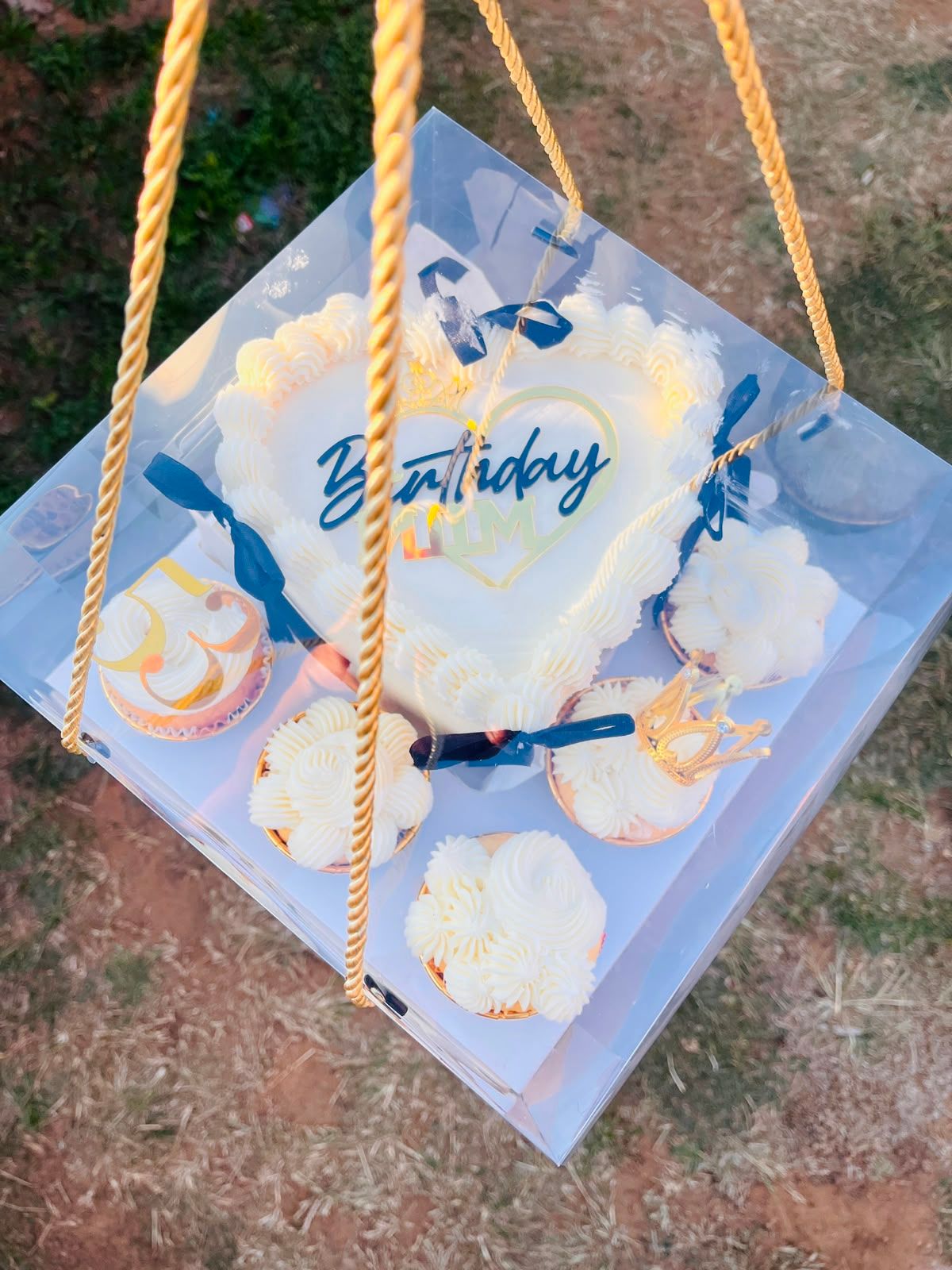 Ivory Heart Bento by Baked by Buhlebenkosi