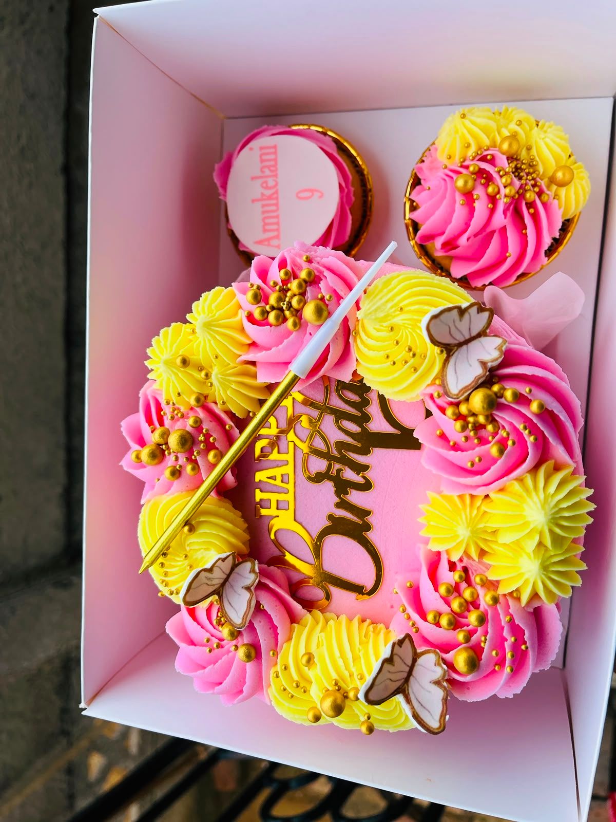 Pink Lemon Bento by Baked by Buhlebenkosi