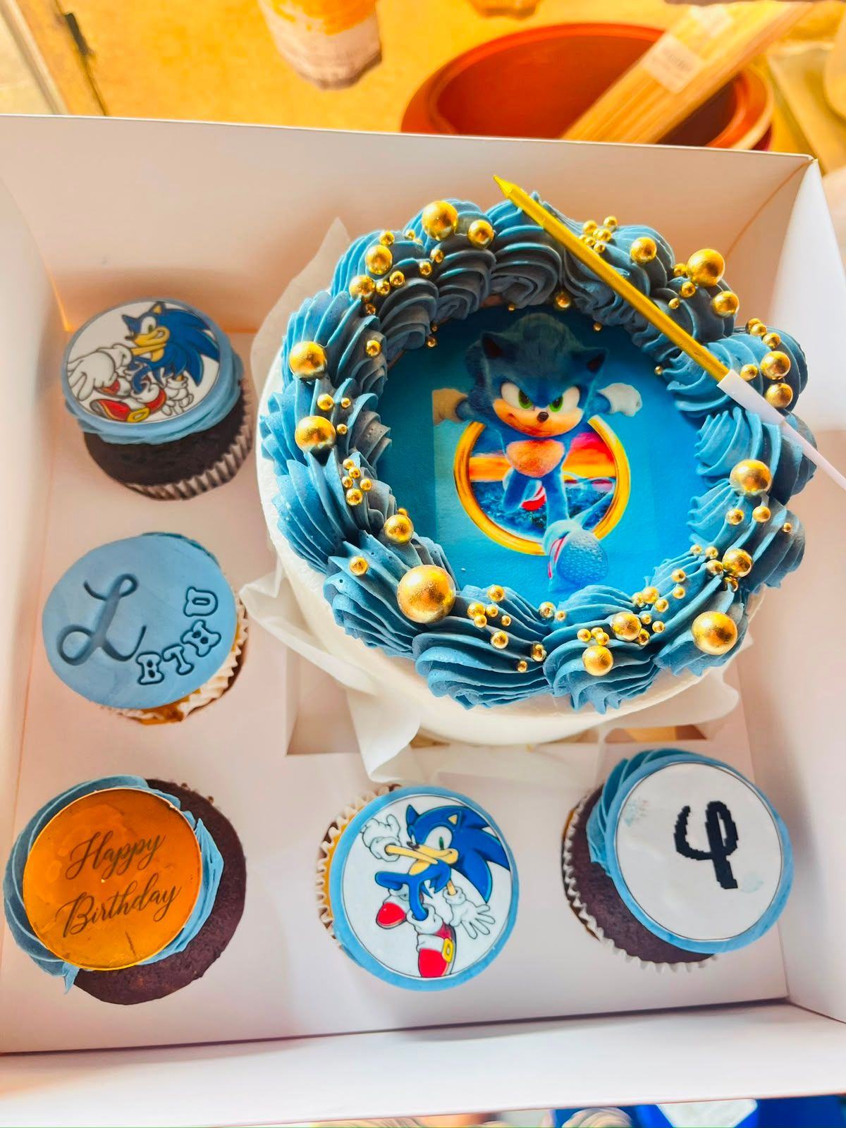 Sonic Blue Bento by Baked by Buhlebenkosi