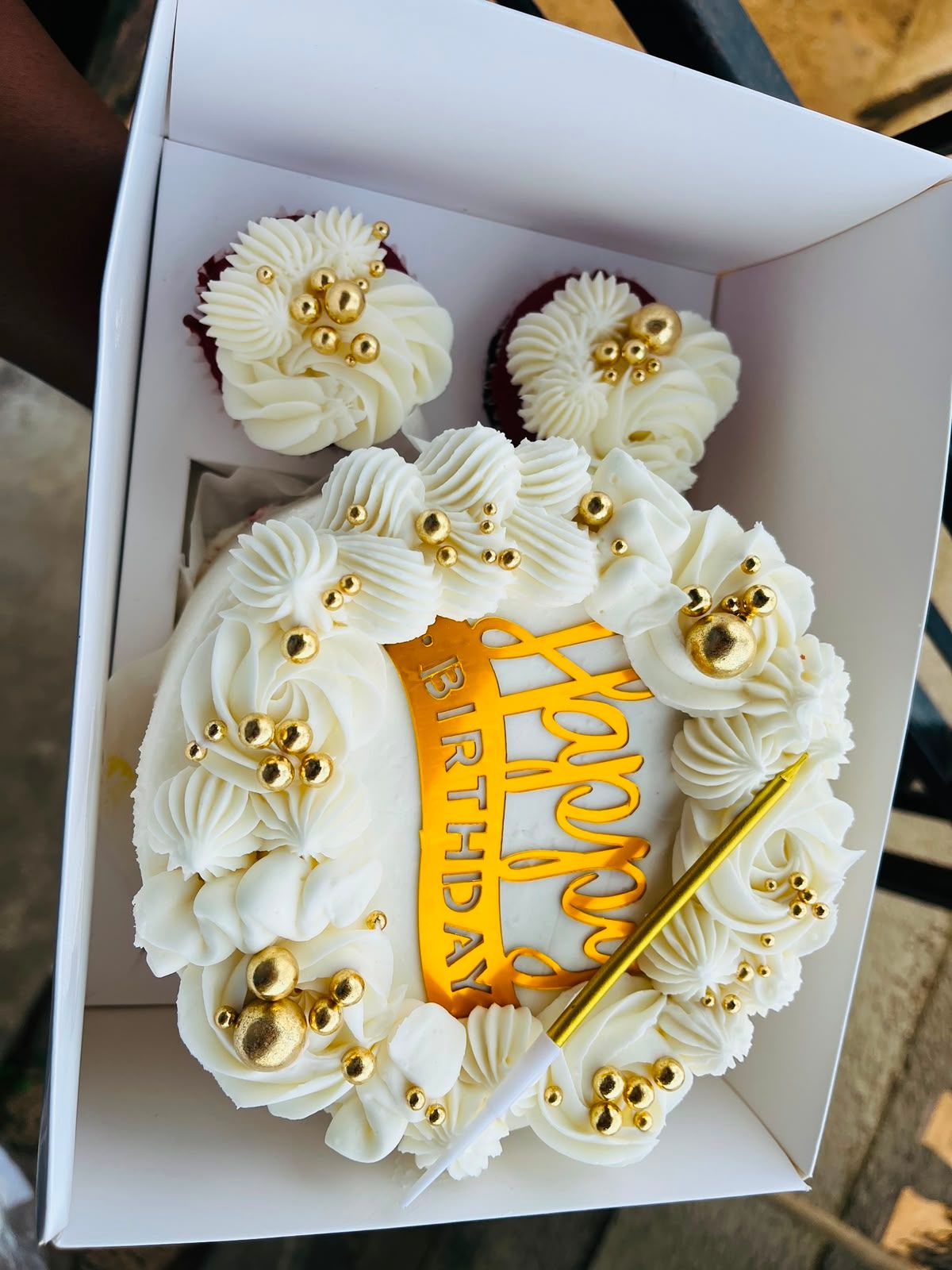 Classic Gold Bento by Baked by Buhlebenkosi