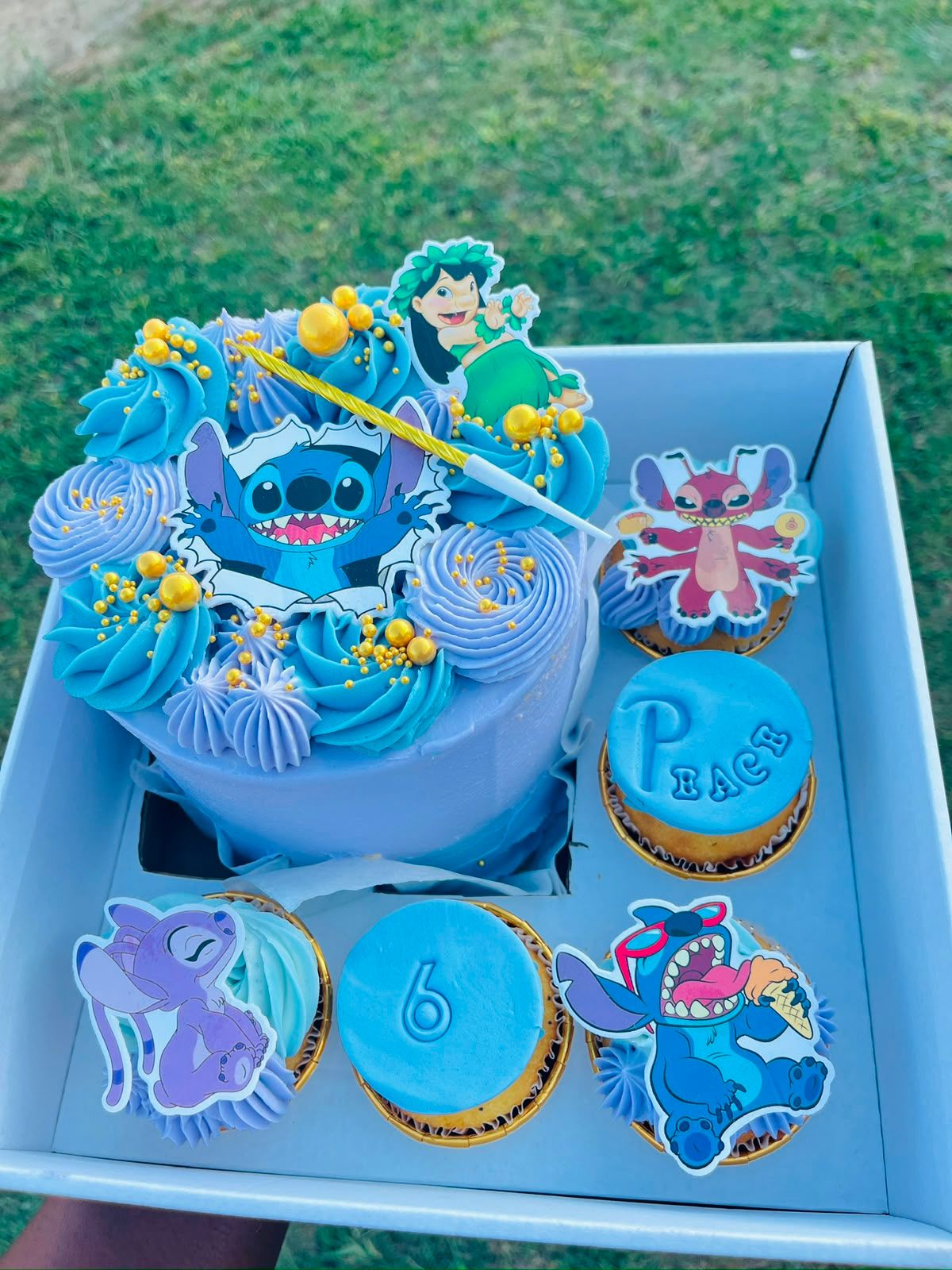 Stitch Blue Bento by Baked by Buhlebenkosi