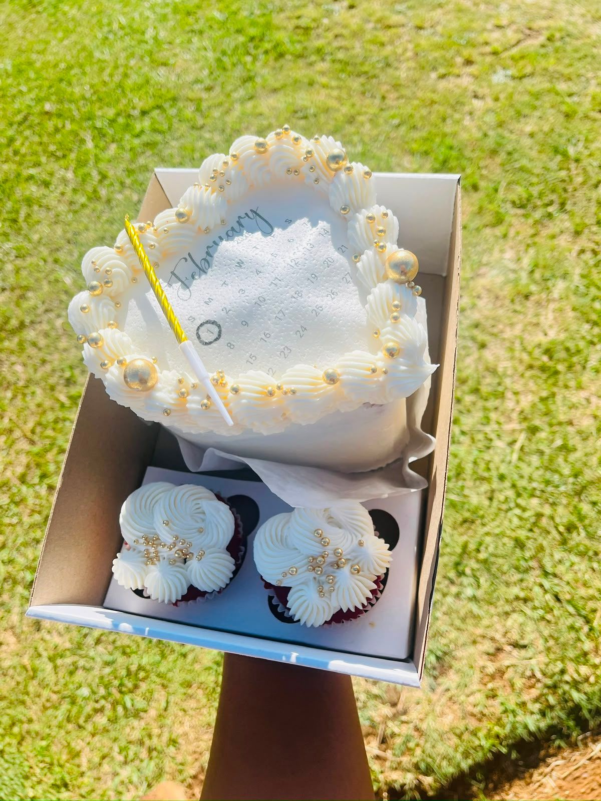 Pearl White Bento by Baked by Buhlebenkosi