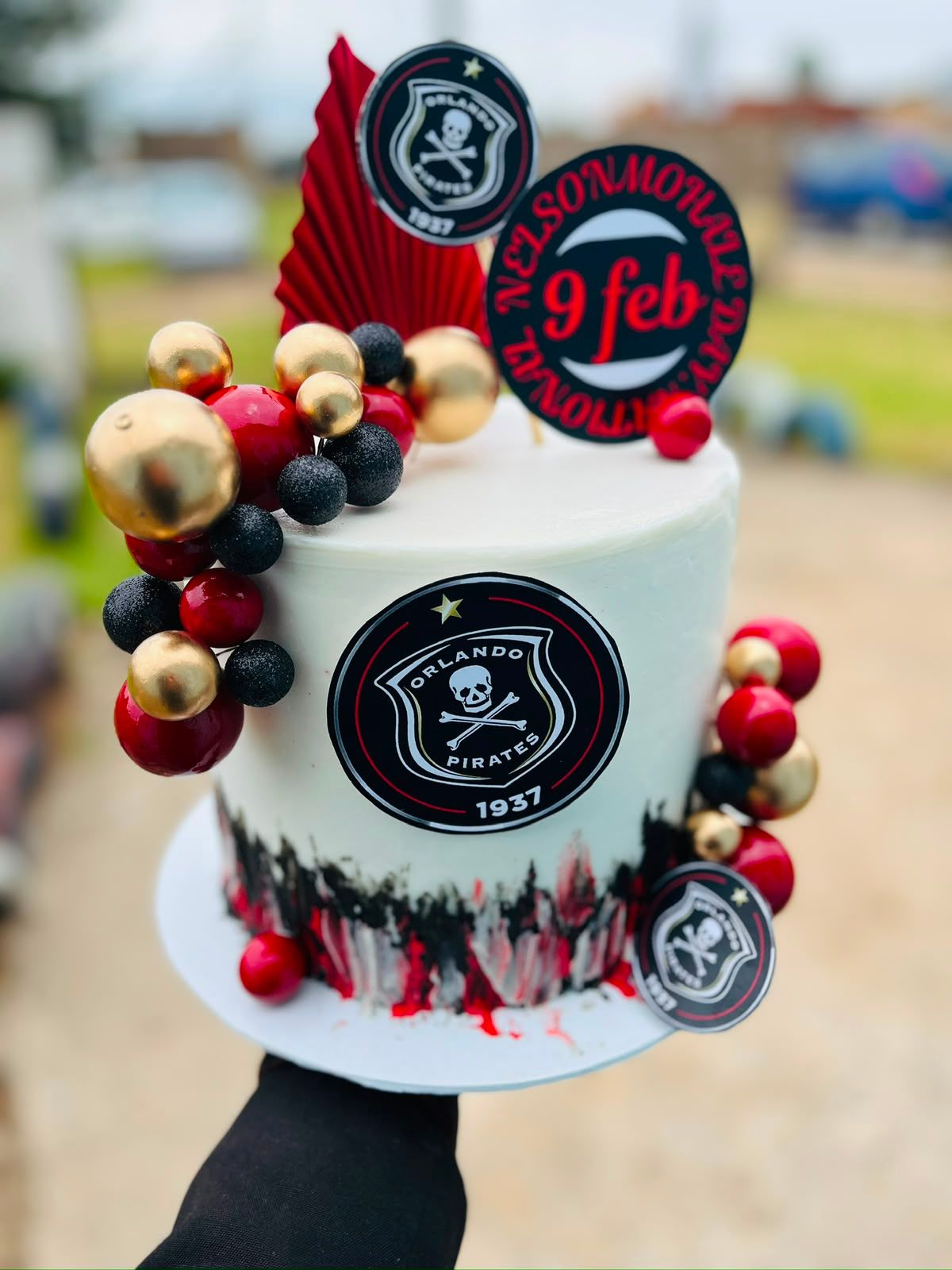 Red Pirates Palm Cake by Baked by Buhlebenkosi