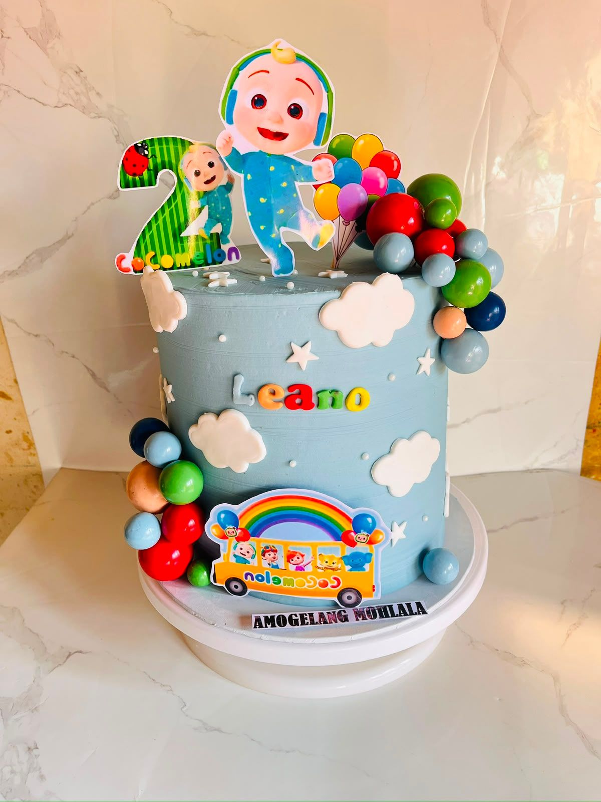 Cocomelon Balloon Cake by Baked by Buhlebenkosi