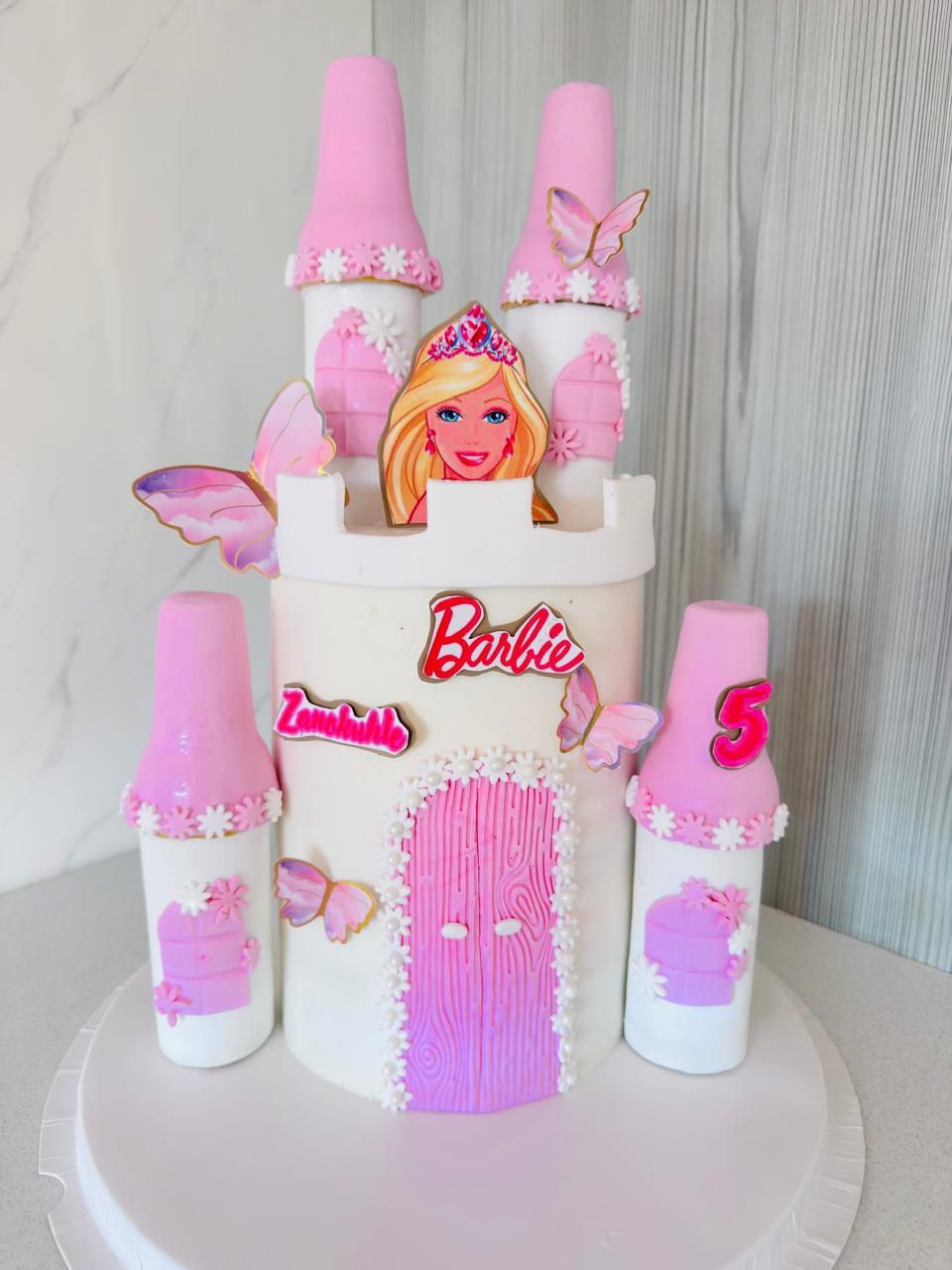 Barbie Castle Cake by Baked by Buhlebenkosi