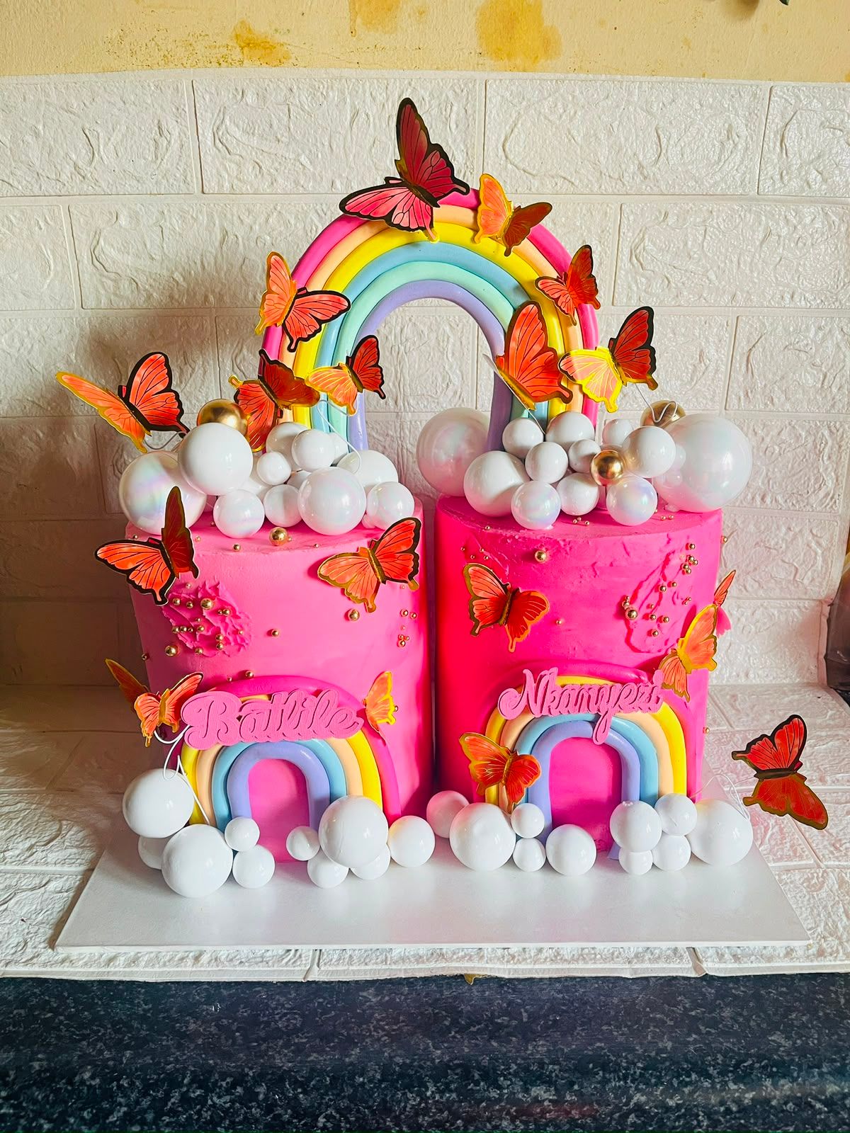 Butterfly Rainbow Twins by Baked by Buhlebenkosi