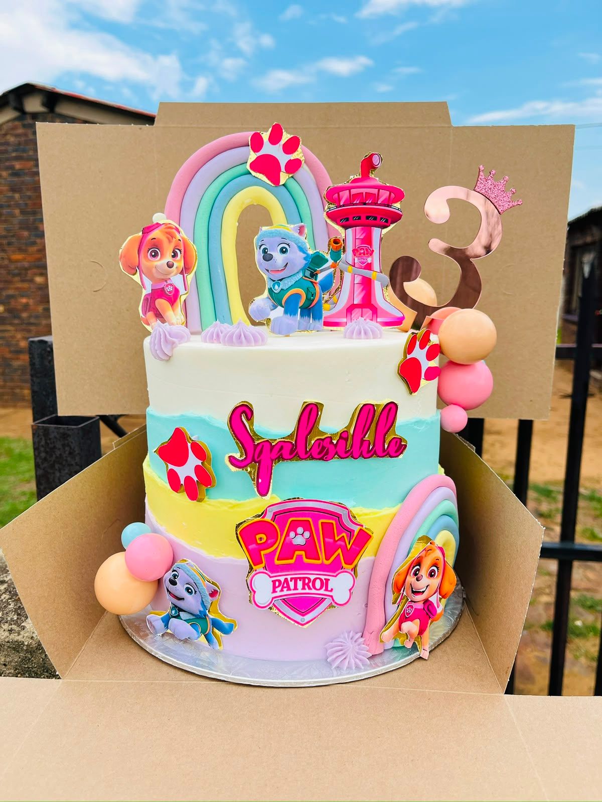 Paw Patrol Skye Cake by Baked by Buhlebenkosi
