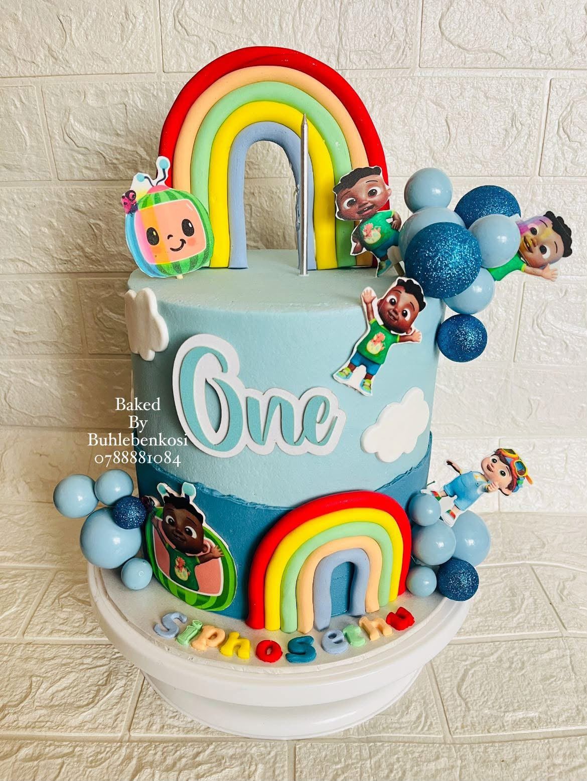 Cocomelon Rainbow One by Baked by Buhlebenkosi