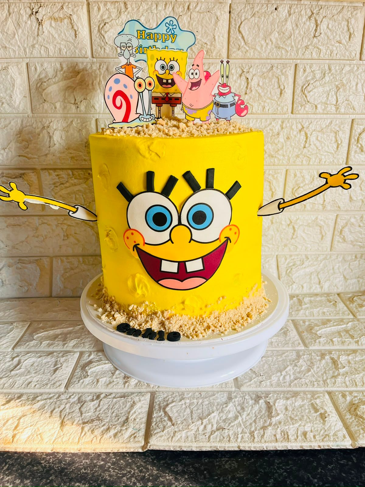 SpongeBob Friends Cake by Baked by Buhlebenkosi