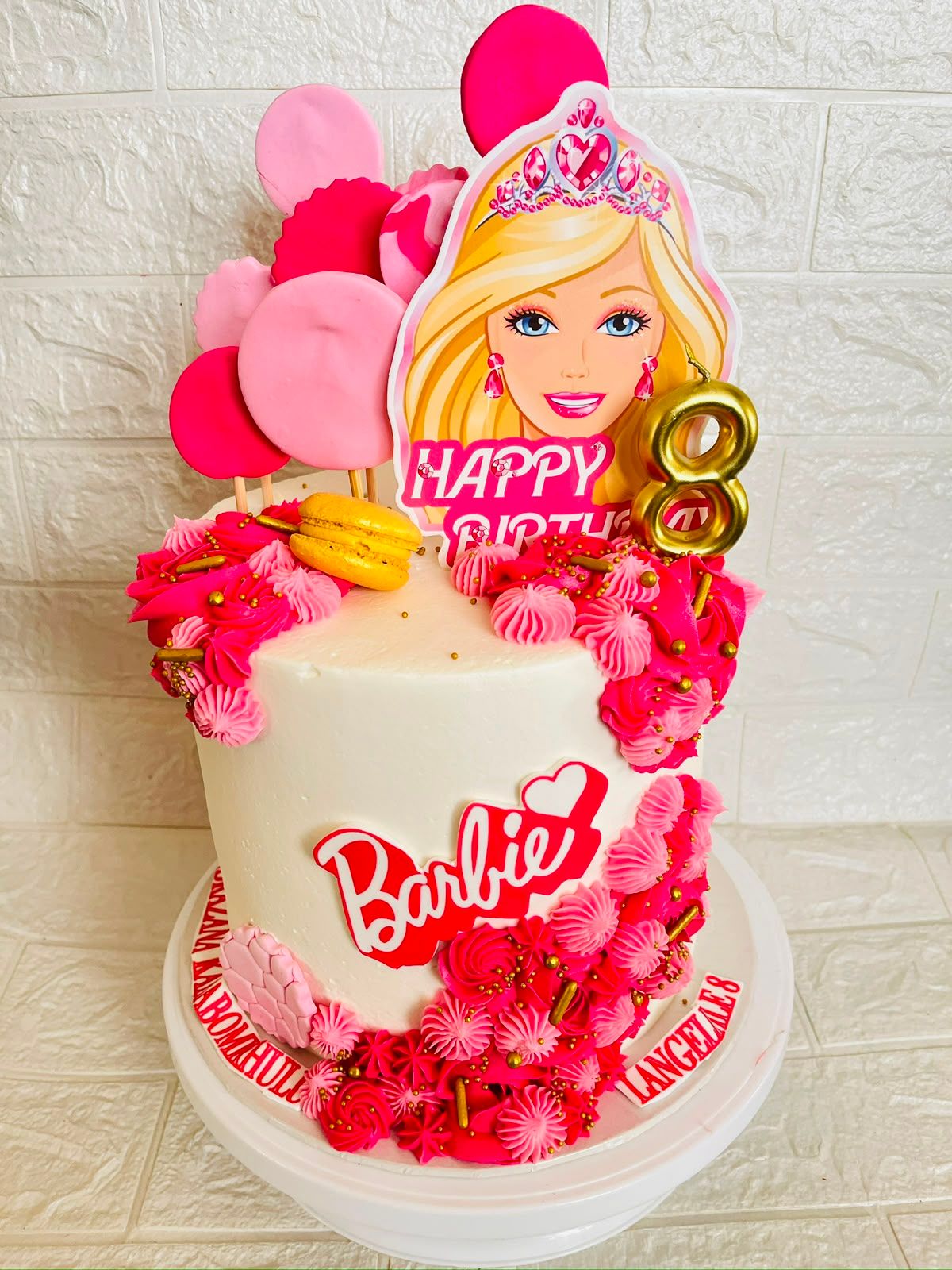 Barbie Blonde Cake by Baked by Buhlebenkosi