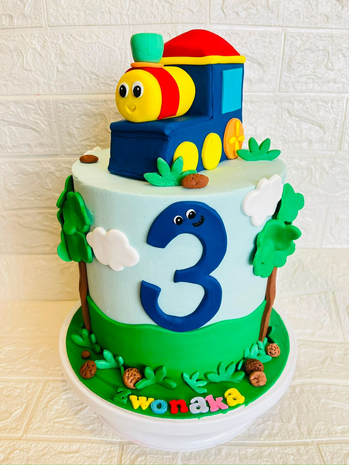 Bob The Train Cake by Baked by Buhlebenkosi