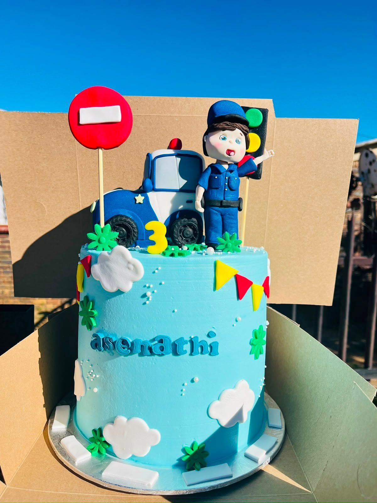 Little Police Cake by Baked by Buhlebenkosi