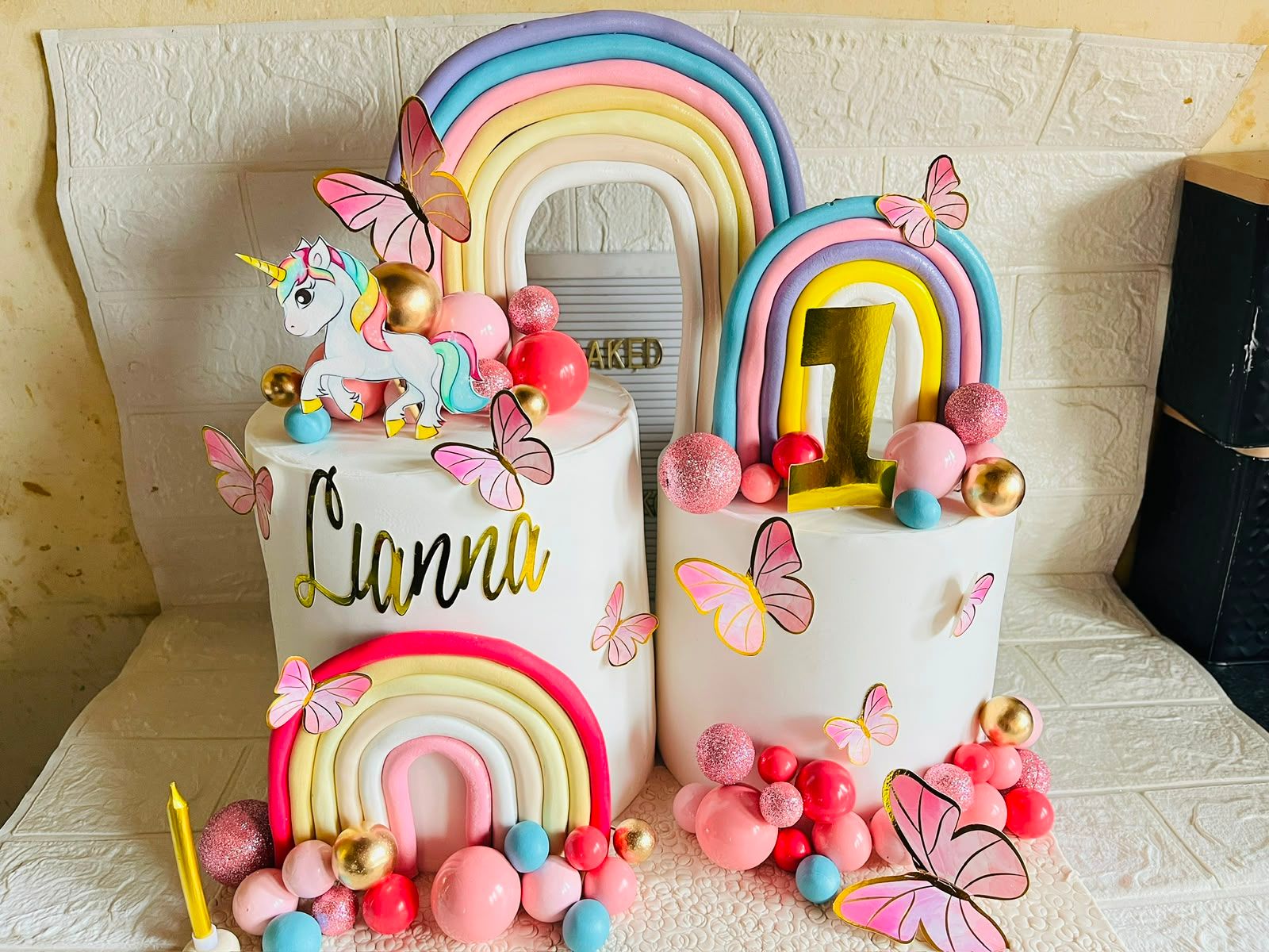 Unicorn Rainbow Twins by Baked by Buhlebenkosi