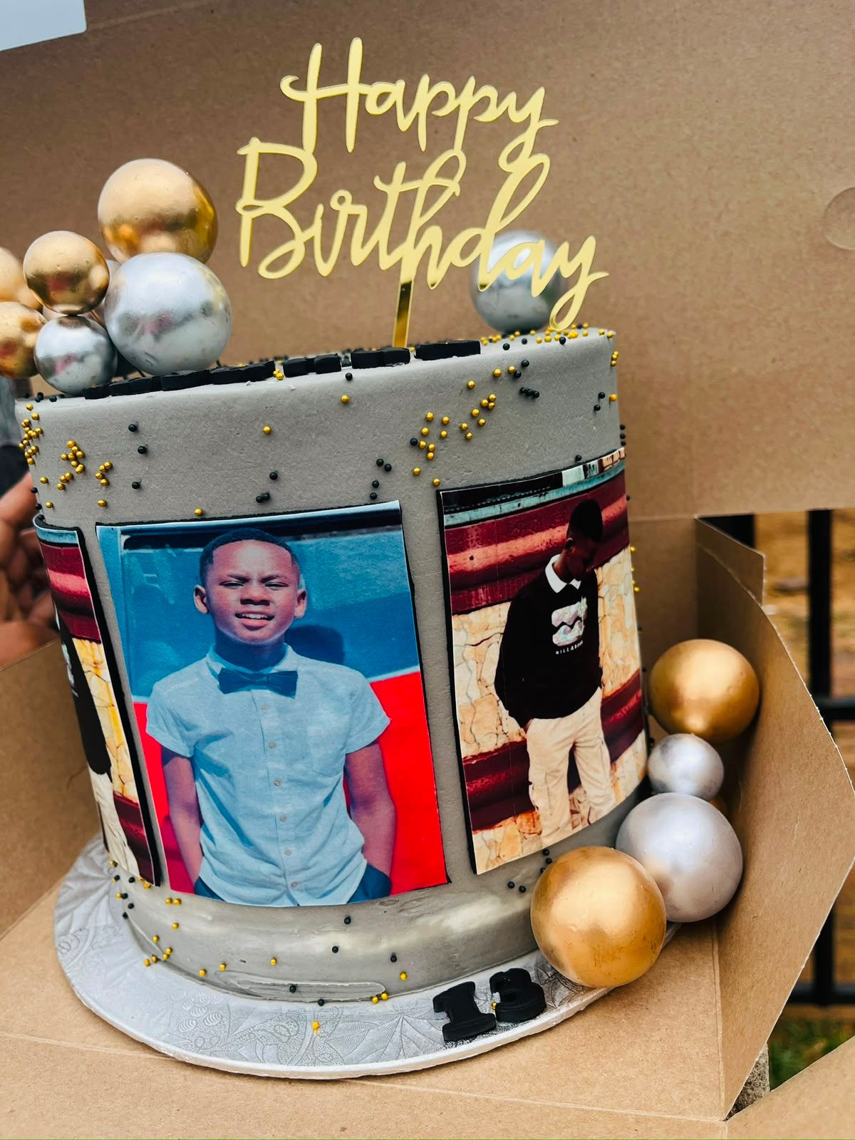 Photo Birthday Cake by Baked by Buhlebenkosi