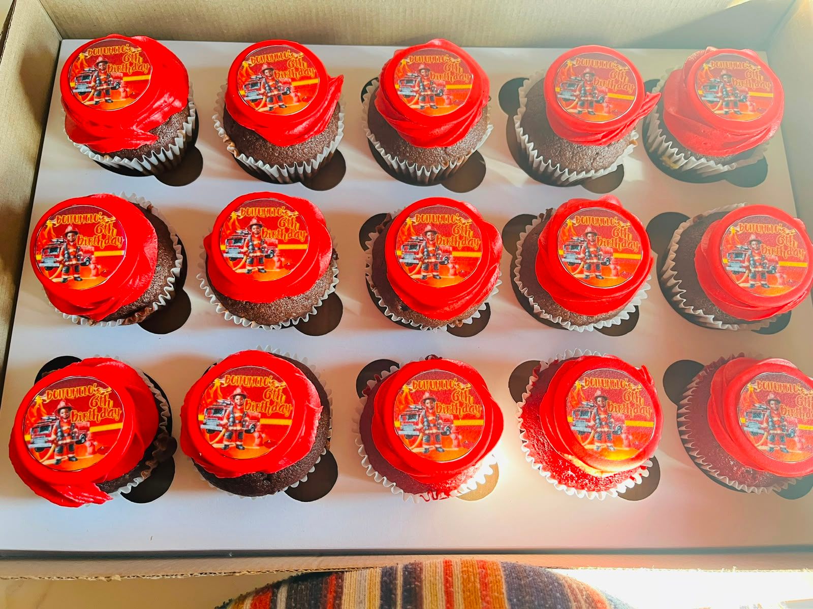 Fireman Sam Cupcakes by Baked by Buhlebenkosi