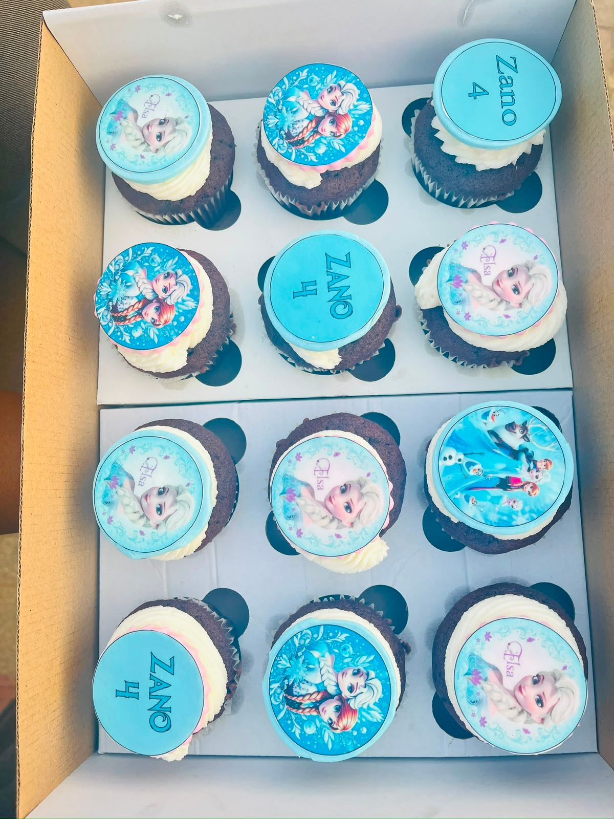 Frozen Sisters Cupcakes by Baked by Buhlebenkosi