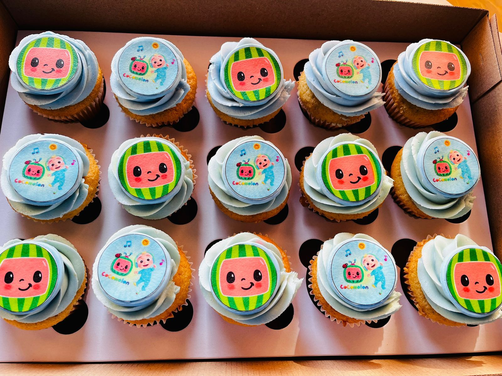 Cocomelon Cupcakes by Baked by Buhlebenkosi