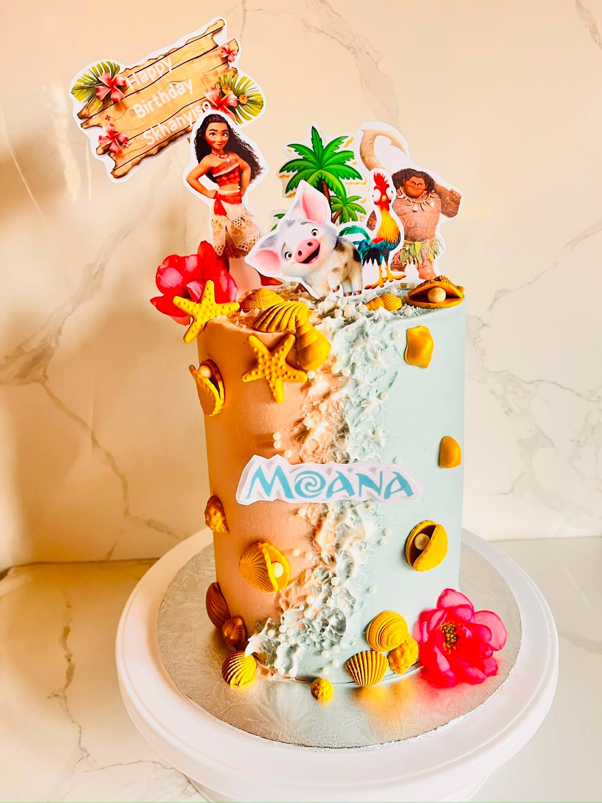 Moana Island Mini Cake by Baked by Buhlebenkosi