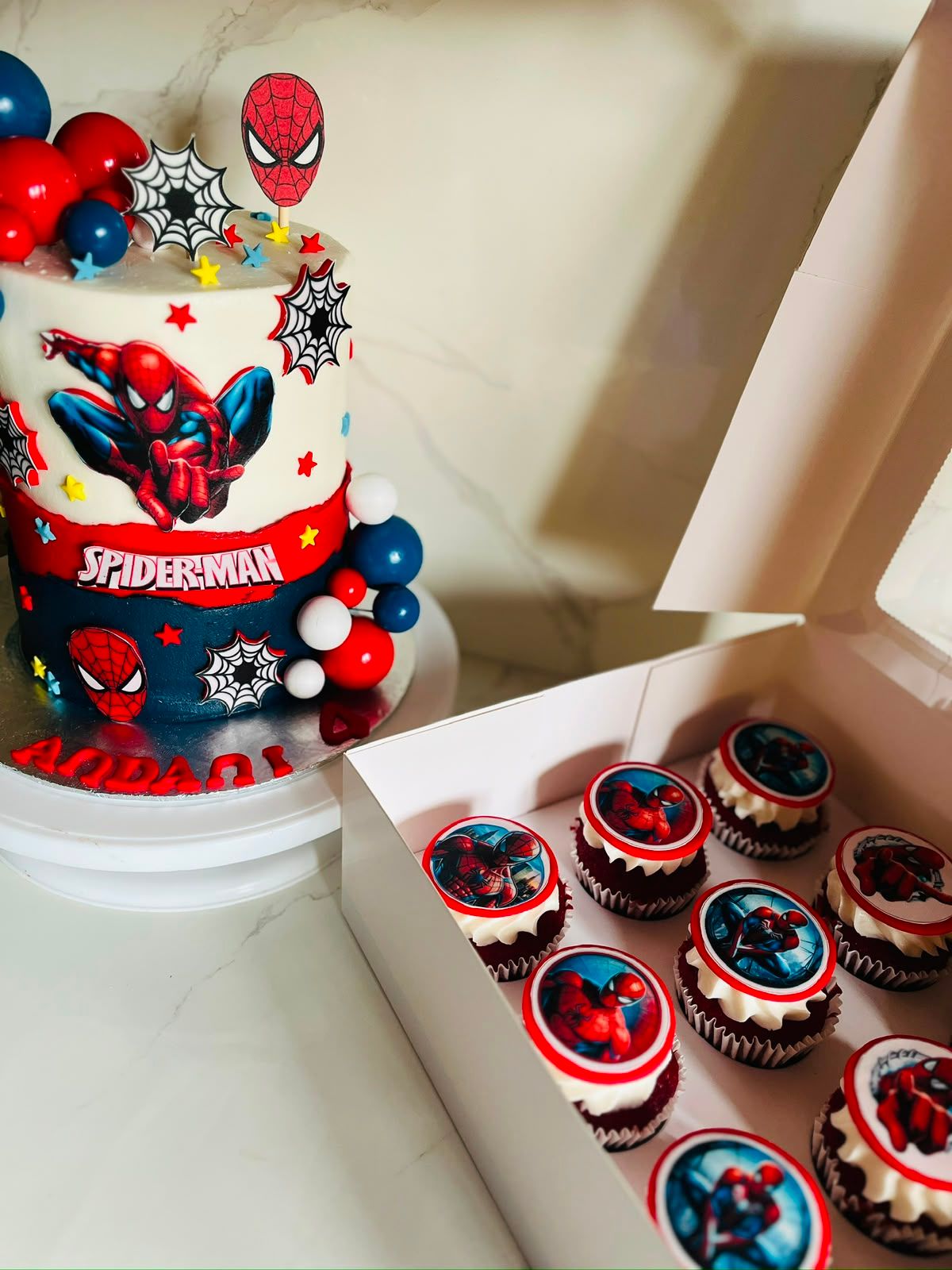 Spider-Man Classic Cake by Baked by Buhlebenkosi