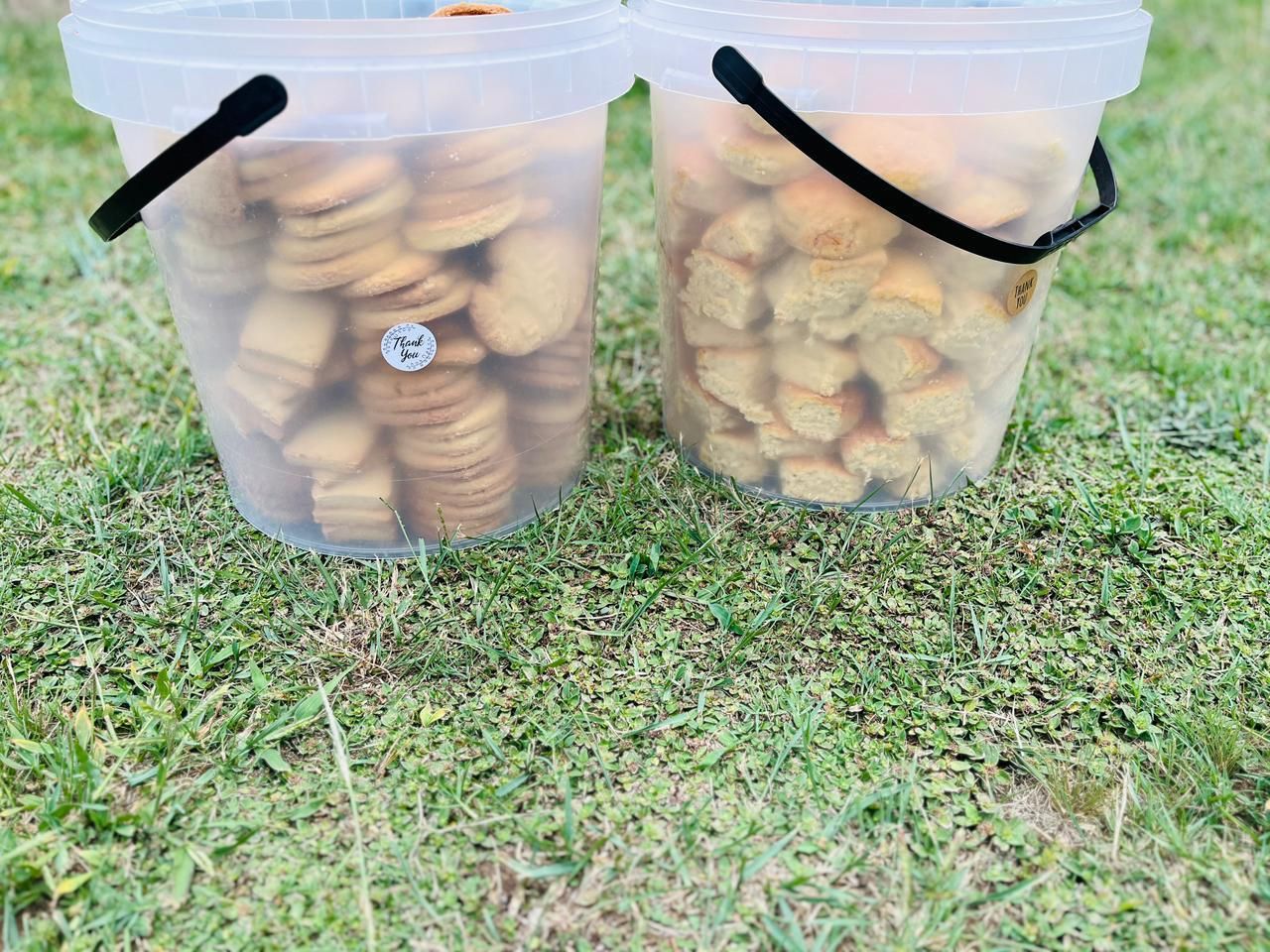 Scones & Biscuits Buckets by Baked by Buhlebenkosi